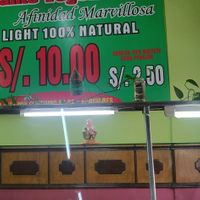 Behind the counter at Afinidad Maravillosa - Jr Carabaya in Lima