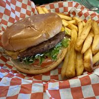 Vegan chipotle black bean burger   at Galway Bay in Ocean Shores