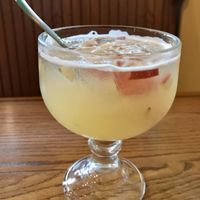 Ensalada drink  at Gloria's Pupuseria in Staunton