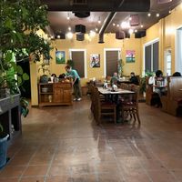 just part of the dining room  at Gloria's Pupuseria in Staunton