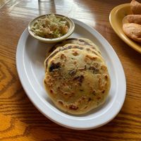   at Gloria's Pupuseria in Staunton