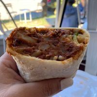 The best vegan breakfast burrito… Ever.￼ at Mystic Mocha in San Diego