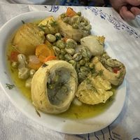 Artichoke main dish  at The Cellar Tavern in Crete