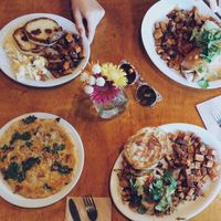 Brunch at Cafe Gertrude in Portland