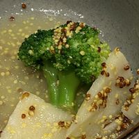 Mustard veggies   at Vegetable Dining Sakai in Odawara