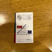 Business card map  at Vegetable Dining Sakai in Odawara