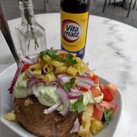 Kumpir vegan Spinaci at Erdapfel in Bochum