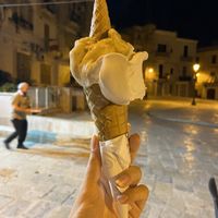 Fior di latte & figs at Gelateria Gentile  in Bari