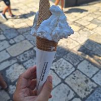 Fiori di latte al riso at Gelateria Gentile  in Bari