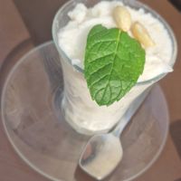 Almond granita at Gelateria Gentile  in Bari