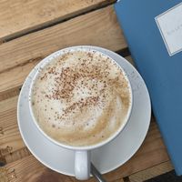 very big cappuccino for only 2.90€ at KK's in Maastricht