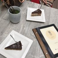 chocolate cake at KK's in Maastricht