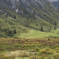 Photo from our lunch table at Oxygène Café in Tignes