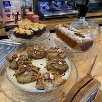 Vegan desserts  at Oxygène Café in Tignes