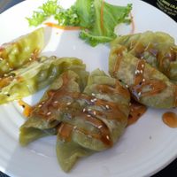 Vegetables gyozas at JT Ryokucha in Altea
