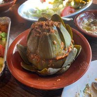 Tasty artichoke at La Beirut in Motala