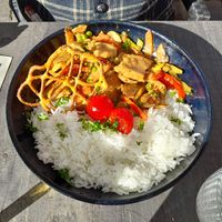Seitan Curry at De Blauwe Schuit in Leuven