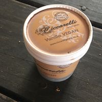 Vegan vanilla tub at Street food North East - Ice Garden in Alnwick