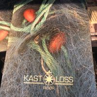The menu  at Kast Loss in Risor