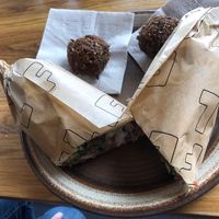 XL wrap came with 2 extra falafel   at FLFL Haarlem in Haarlem