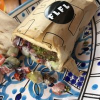 Half the normal falafel wrap . Also sell xl wrap   at FLFL Haarlem in Haarlem