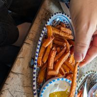 Sweet potato fries at FLFL Haarlem in Haarlem
