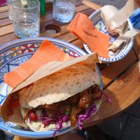 Cauliflower pitta at FLFL Haarlem in Haarlem