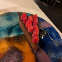 Raw vegan cake at Prato in Brasov