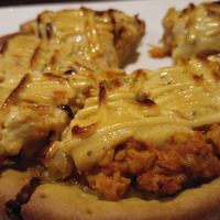 Vegan pizza  at Aju in Osaka