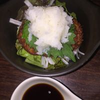 Sou tofu burger at Aju in Osaka