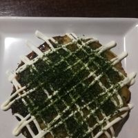 Vegetable pancake at Aju in Osaka
