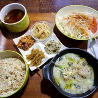 The lunch was delicious. at Aju in Osaka