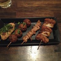 mock chicken skewer at Aju in Osaka