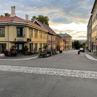 Outside  at Kampen Kaffe & Bar in Oslo