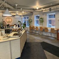   at Le Philtre Café in Quebec