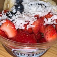 Açaí bowl with agave instead of honey  at Sobol in Bayside