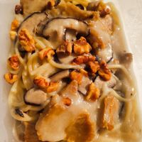 NoChicken truffle alfredo pasta at The Social Kitchen - YMCA in Central Singapore