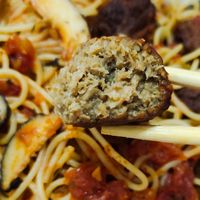 NoMeat ball 😋 at The Social Kitchen - YMCA in Central Singapore