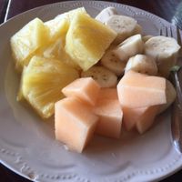 Fruit salad, 50 baht at Mut Mee Restaurant in Nong Khai