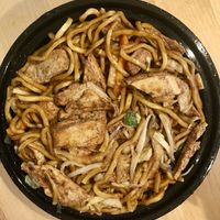 Vegetarian Chicken Lo Mein at Hunan Garden in Sykesville