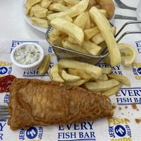Vish and chips   at Every Fish Bar in Harrow