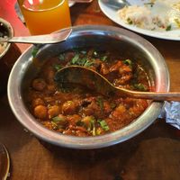 Kichererbsencurry at Naan & Curry in Mannheim