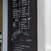 Menu at Freddo's in Newquay