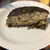 Zucchini loaf with ricotta and Brazilian nuts at Bio Carioca in Rio De Janeiro
