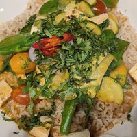 Tofu red curry (spicy) at Local - Av 24 in Lisbon