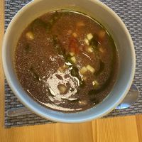 Tomato and strawberry gazpacho   at Local - Av 24 in Lisbon