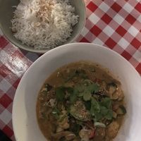 Thai curry (vegan) at Klein Zwitserland in Zwalm