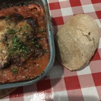 Veggie lasagna at Klein Zwitserland in Zwalm