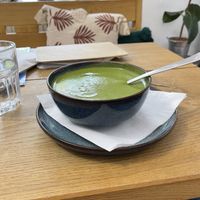 Ceeam of broccoli  at Drunken Coffee in Cesky Krumlov