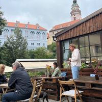   at Drunken Coffee in Cesky Krumlov
